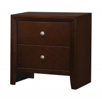 Coaster Furniture 201972 Serenity Rectangular 2-drawer Nightstand Rich Merlot